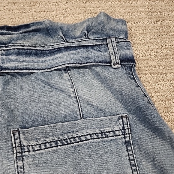 Free People Paperbag Blue Denim Skirt - Picture 4 of 4